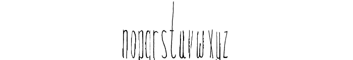 Everglow Font LOWERCASE