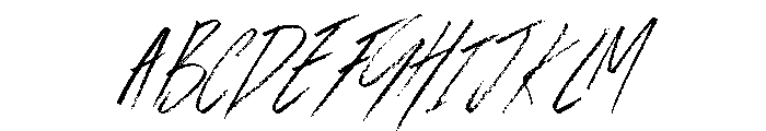 Evergreen Brush Font UPPERCASE