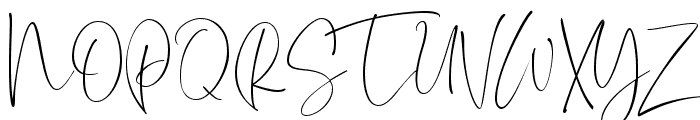 Everleigh Signature Script Reg Font UPPERCASE