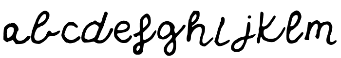 EverythingHasChanged Font LOWERCASE