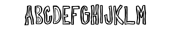 EverythingsFine-Regular Font UPPERCASE