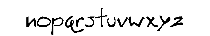 Evie Sans Font LOWERCASE