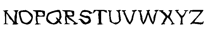 Evil Bunny Font UPPERCASE