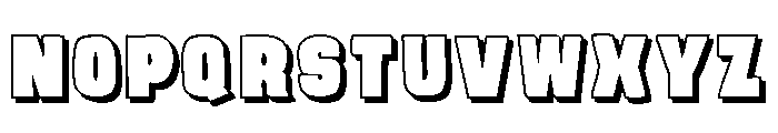 Evil Conspiracy Shadow Font UPPERCASE