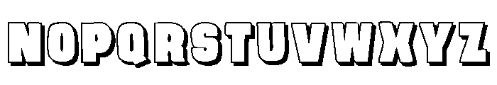 Evil Conspiracy Shadow Font LOWERCASE