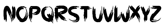 Evil Roar Font LOWERCASE