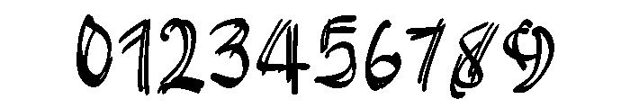 Evil Scratch Font OTHER CHARS