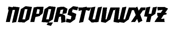 Evil Vampire Italic Font UPPERCASE