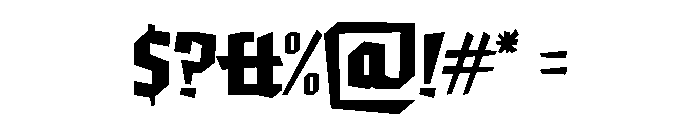 Evil Vampire Font OTHER CHARS