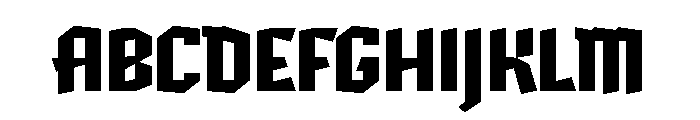 Evil Vampire Font UPPERCASE