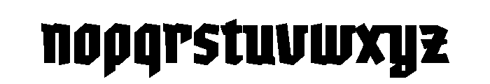 Evil Vampire Font LOWERCASE