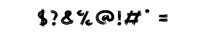 Evil Witch Font OTHER CHARS