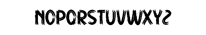 Evil Witch Font LOWERCASE