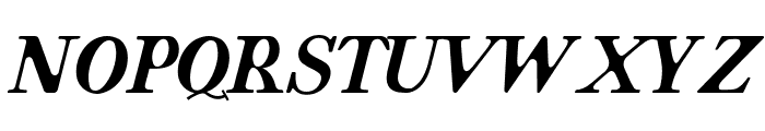 Evoke Italic Font UPPERCASE