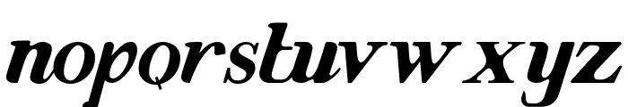 Evoke Italic Font LOWERCASE