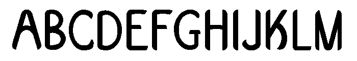 Evolve Font UPPERCASE