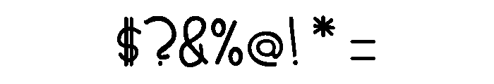 evfont Font OTHER CHARS