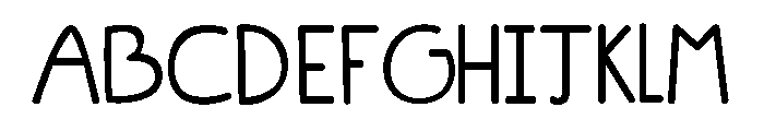 evfont Font UPPERCASE
