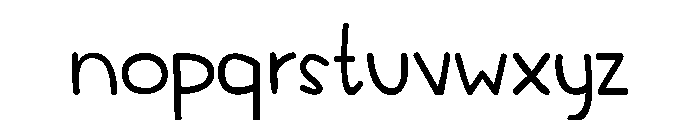 evfont Font LOWERCASE