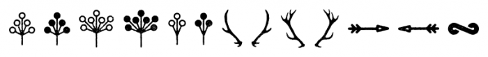 Eveleth Icons Font UPPERCASE