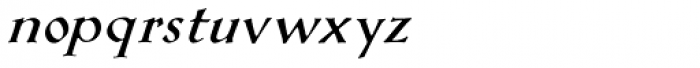Eva Antiqua Heavy Italic Font LOWERCASE