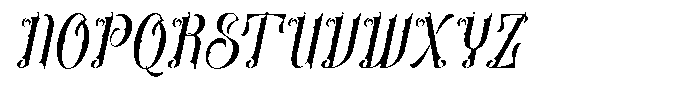 Evahgelina Italic Font UPPERCASE