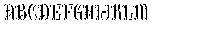 Evahgelina Regular Font UPPERCASE
