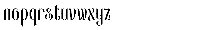 Evahgelina Regular Font LOWERCASE