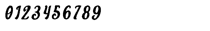 Evalyos Italic Font OTHER CHARS