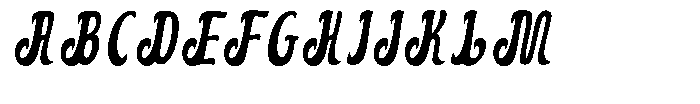 Evalyos Italic Font UPPERCASE