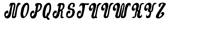 Evalyos Italic Font UPPERCASE