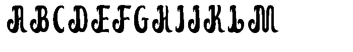 Evalyos Regular Font UPPERCASE