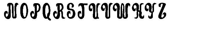 Evalyos Regular Font UPPERCASE
