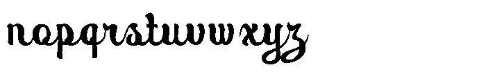 Evalyos Regular Font LOWERCASE