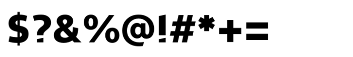 Evander Extra Bold Font OTHER CHARS