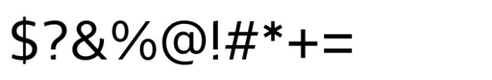 Evander Regular Font OTHER CHARS