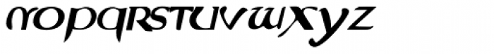 Evangeliaire Uncial Italic Font LOWERCASE