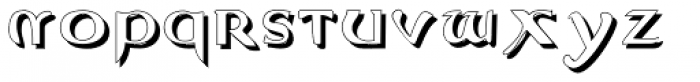 Evangeliaire Uncial Shadow Font LOWERCASE
