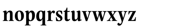 Evans Narrow Bold Font LOWERCASE