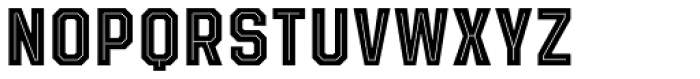 Evanston Tavern 1846 Bold Inline Font LOWERCASE