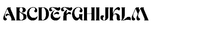 Evantic Regular Font UPPERCASE
