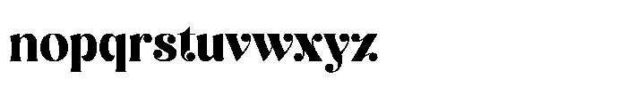 Evantic Regular Font LOWERCASE