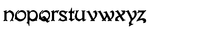 Evarose Font LOWERCASE
