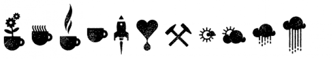 Eveleth Icons Font LOWERCASE