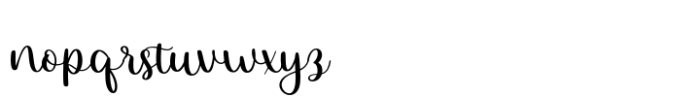Evelina Heart Font LOWERCASE