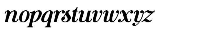 Evening Serif Bold Italic Font LOWERCASE