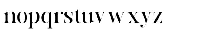 Evening Serif Light Font LOWERCASE