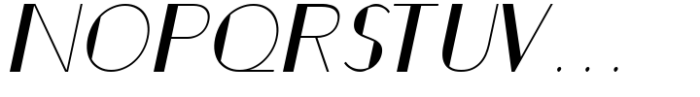 Ever West Oblique Font UPPERCASE
