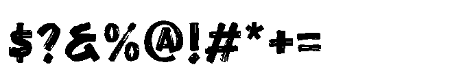 Everdeath Font OTHER CHARS