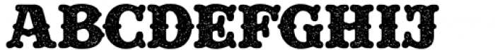Evereast  Western Edge Rough Font UPPERCASE